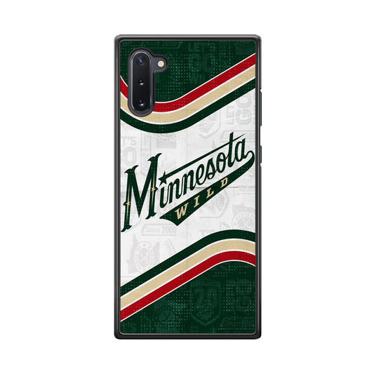 Minnesota Wild NHL Team Samsung Galaxy Note 10 Case