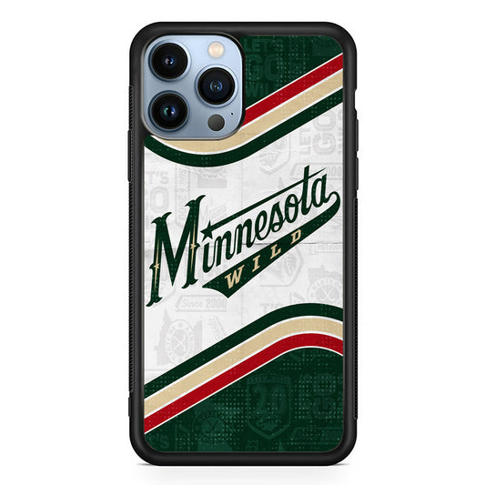 Minnesota Wild NHL Team iPhone 14 Pro Case