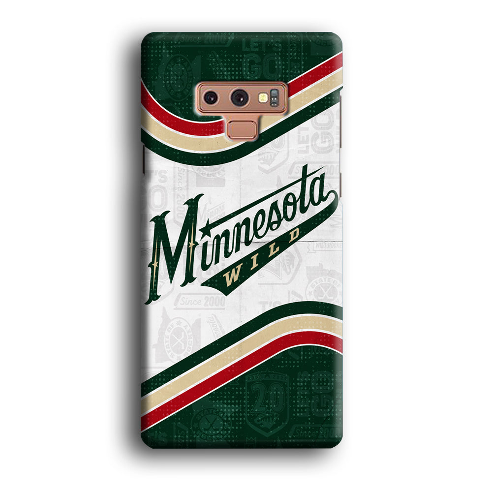 Minnesota Wild NHL Team Samsung Galaxy Note 9 Case