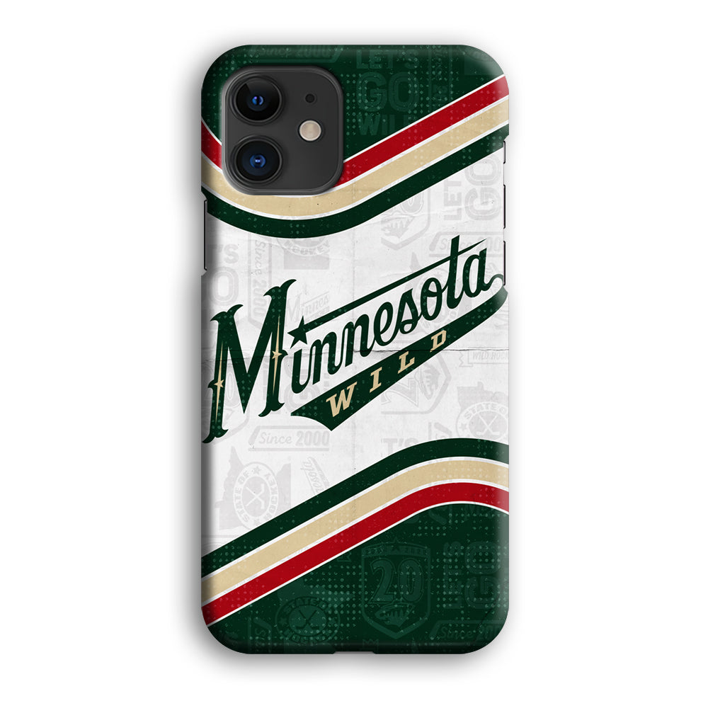 Minnesota Wild NHL Team iPhone 12 Case