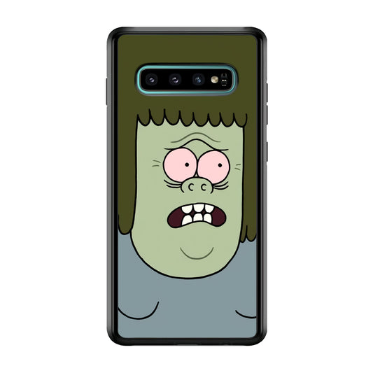 Mitch Regular Show Expression Samsung Galaxy S10 Plus Case