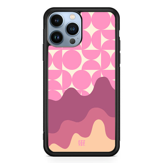 Mixing Shapes Melting Purple Ice Magsafe iPhone Case