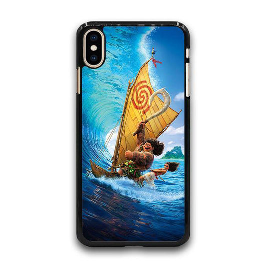 Moana Waves Surfing With Boat iPhone Xs Max Case