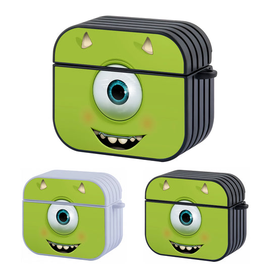 Monsters Inc Mike Face Hard Plastic Case Cover For Apple Airpods 3
