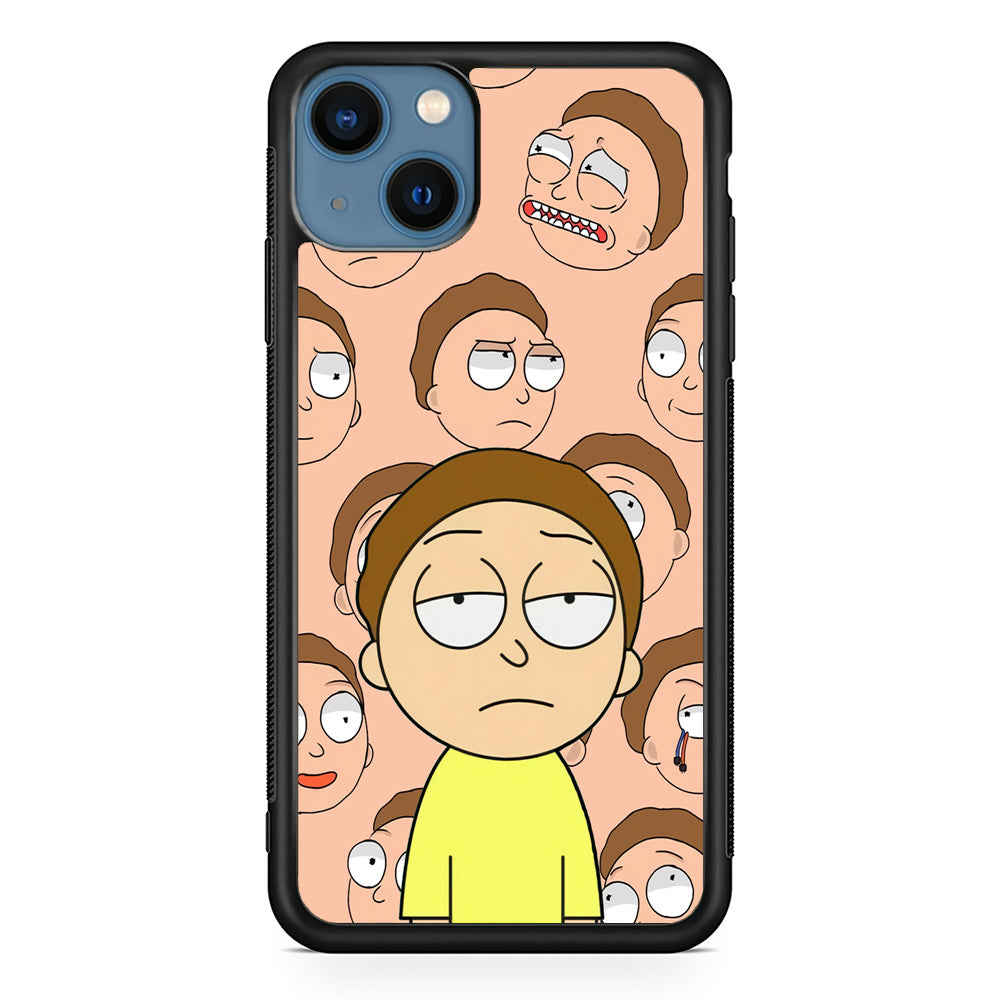 Morty Lazy Expression iPhone 15 Case