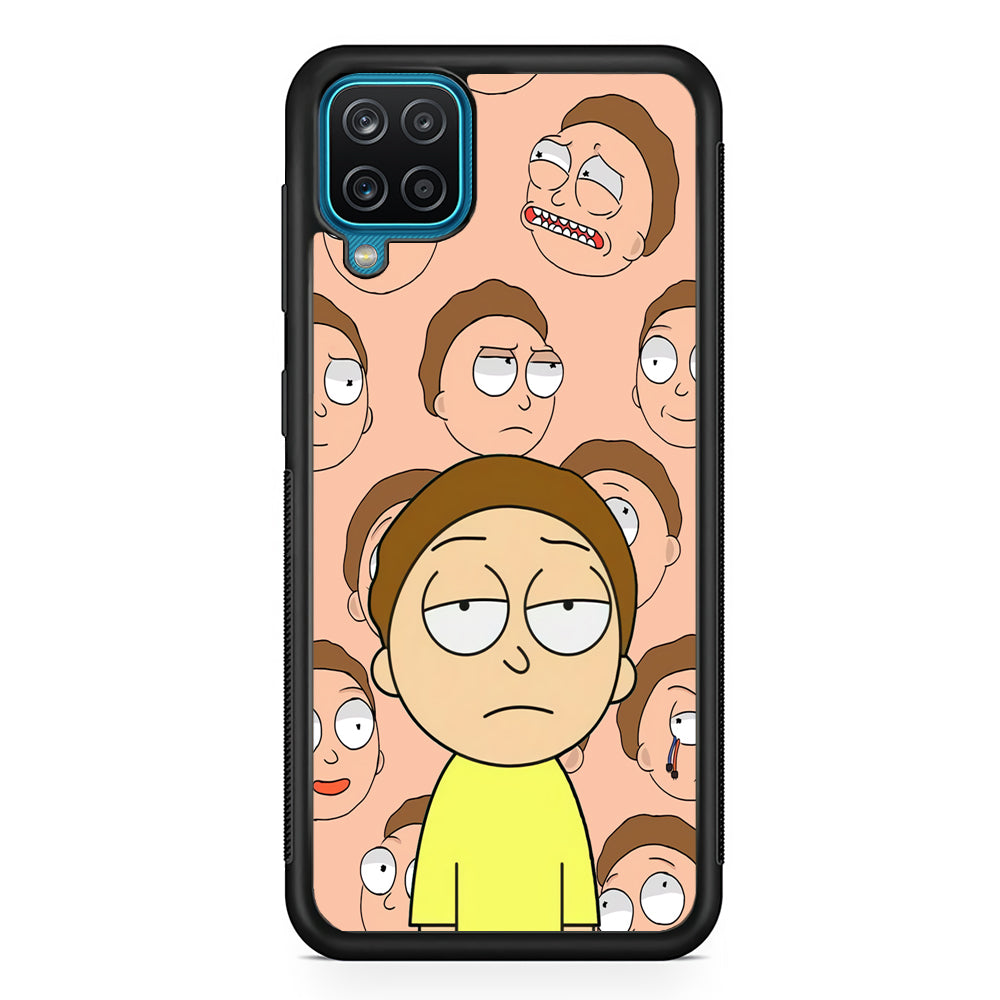 Morty Lazy Expression Samsung Galaxy A12 Case