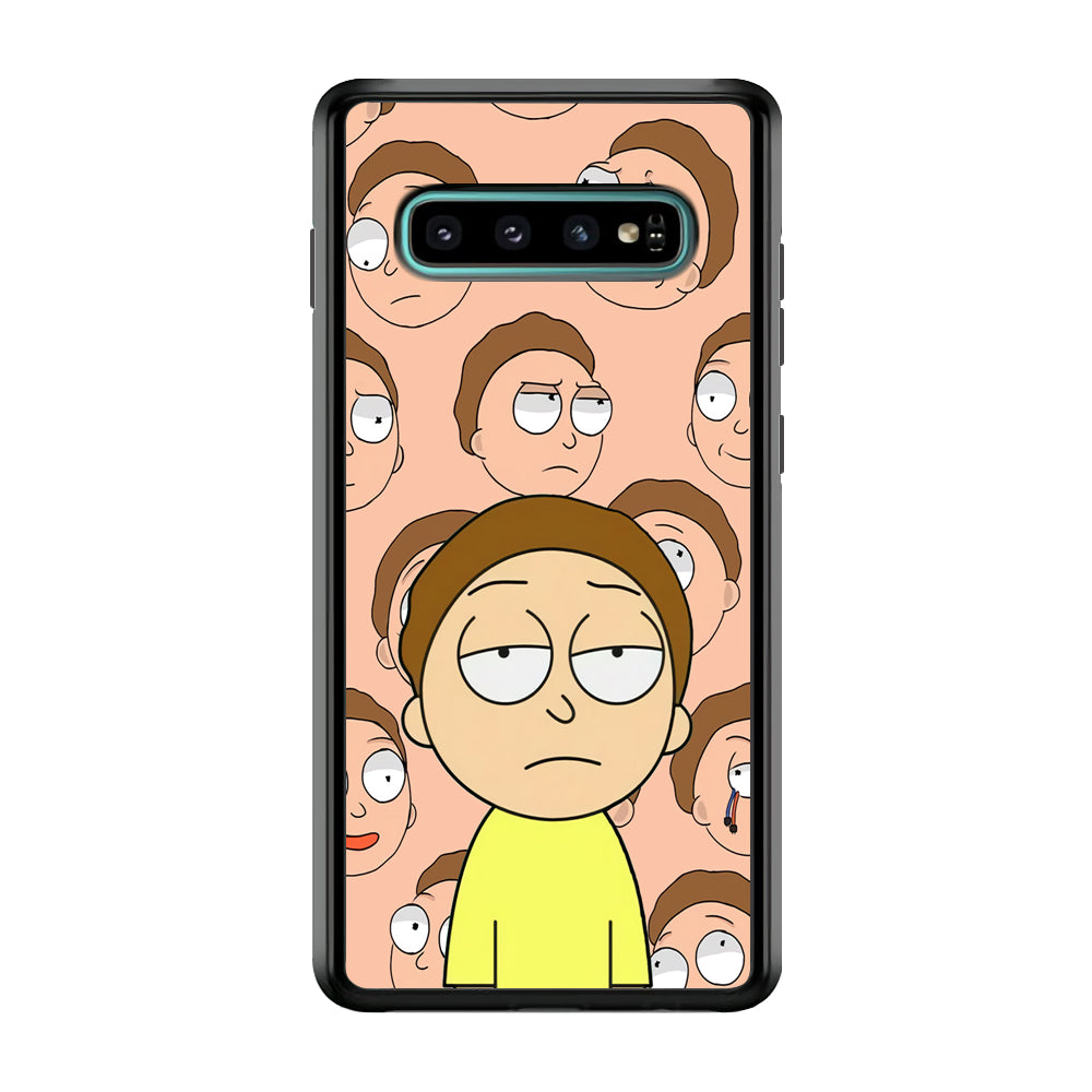 Morty Lazy Expression Samsung Galaxy S10 Case