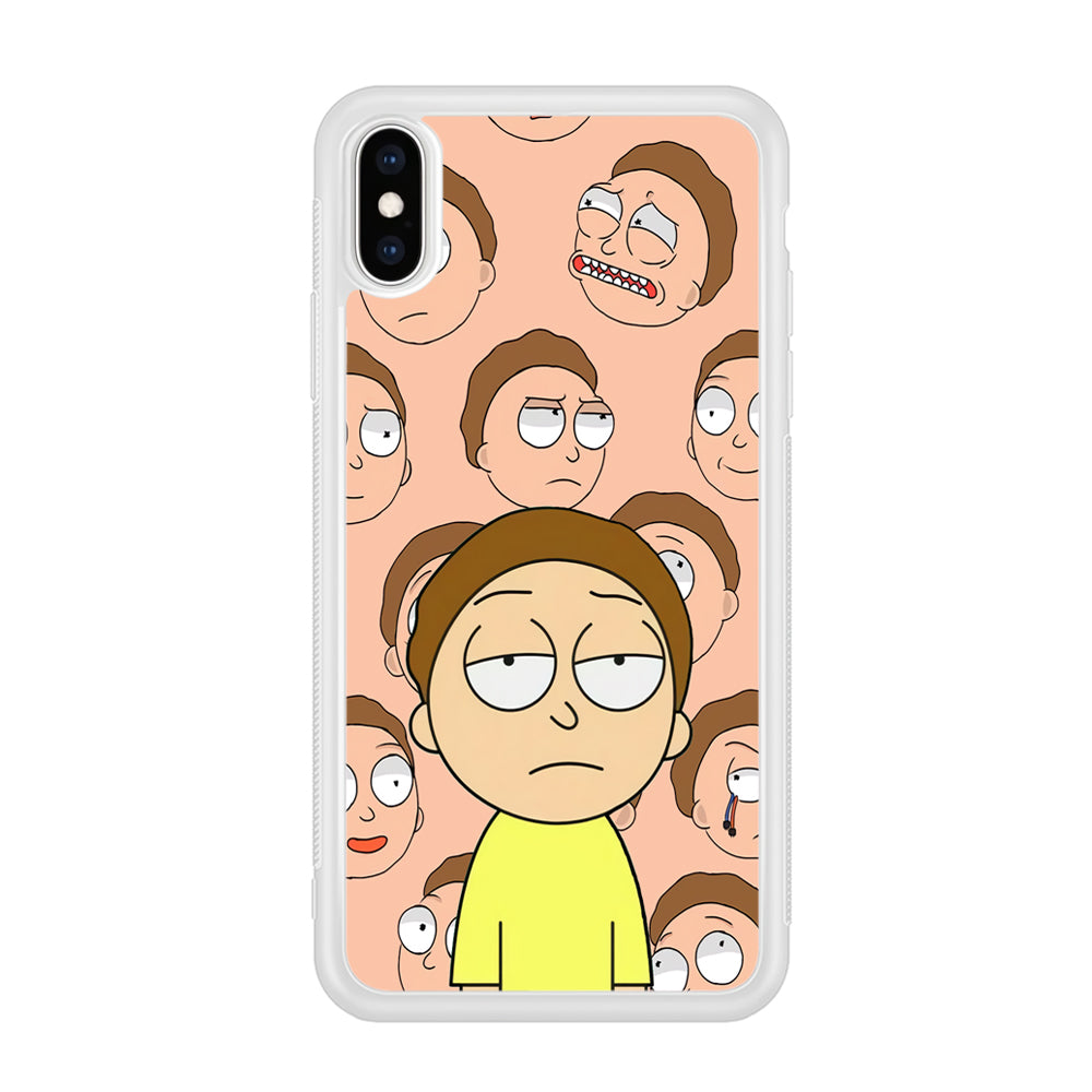 Morty Lazy Expression iPhone XS Case