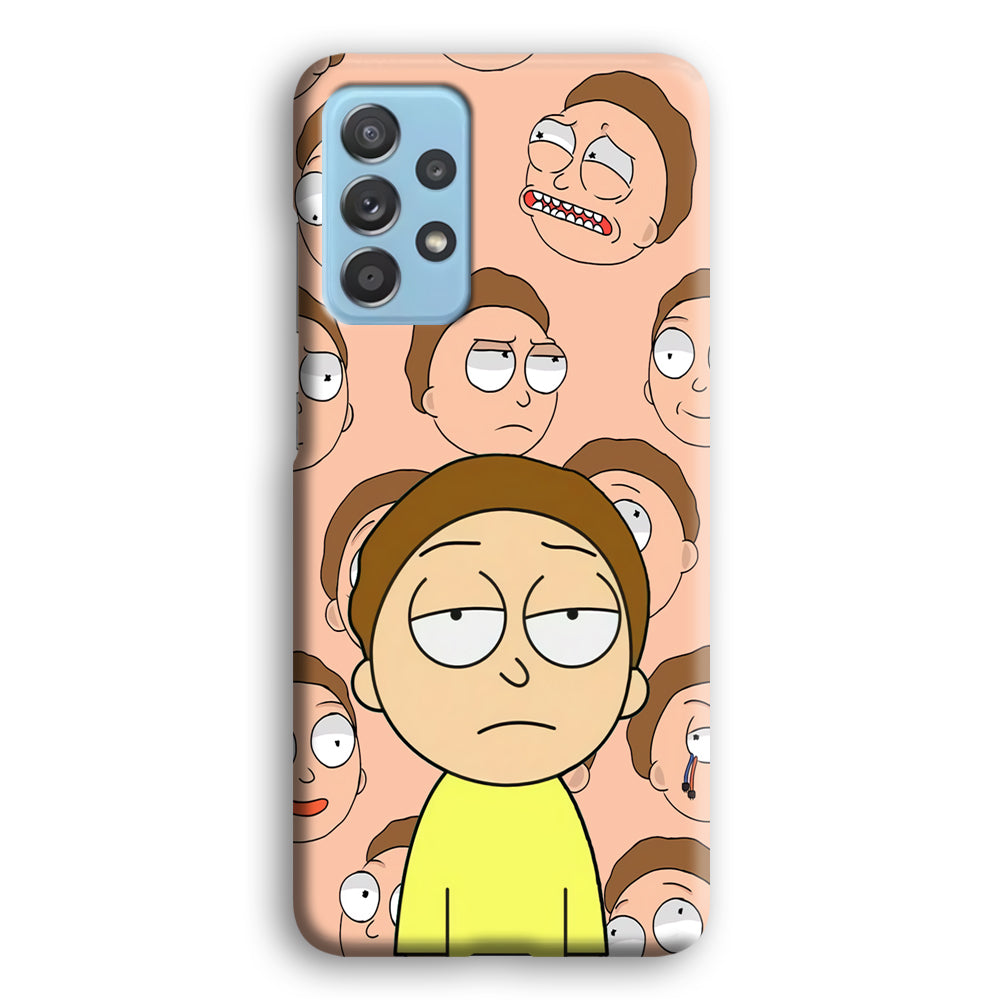 Morty Lazy Expression Samsung Galaxy A52 Case