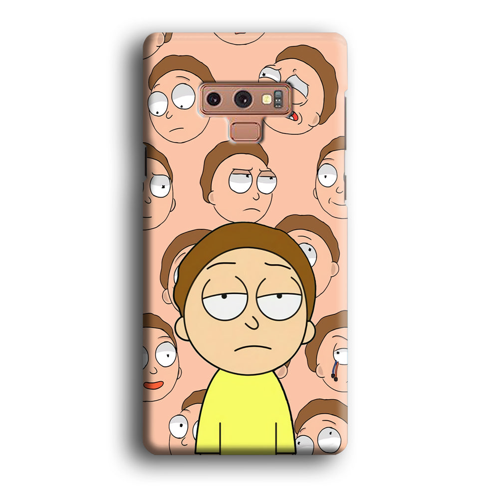 Morty Lazy Expression Samsung Galaxy Note 9 Case