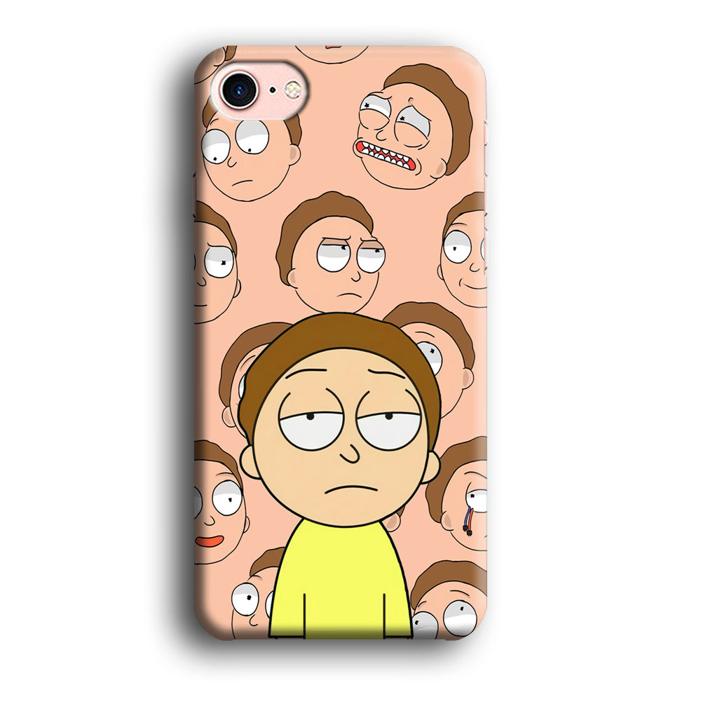 Morty Lazy Expression iPhone 8 Case