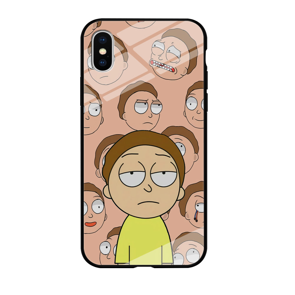 Morty Lazy Expression iPhone XS Case