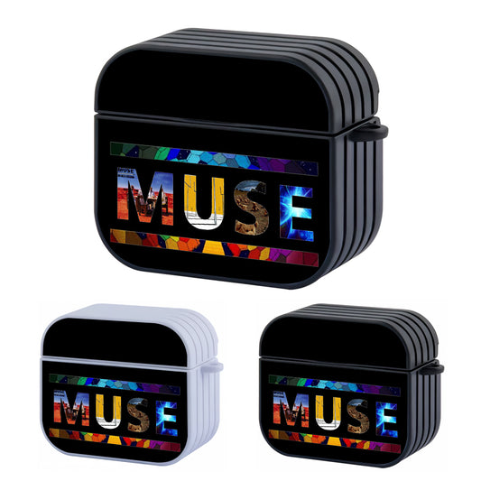 Muse Album Art Hard Plastic Case Cover For Apple Airpods 3