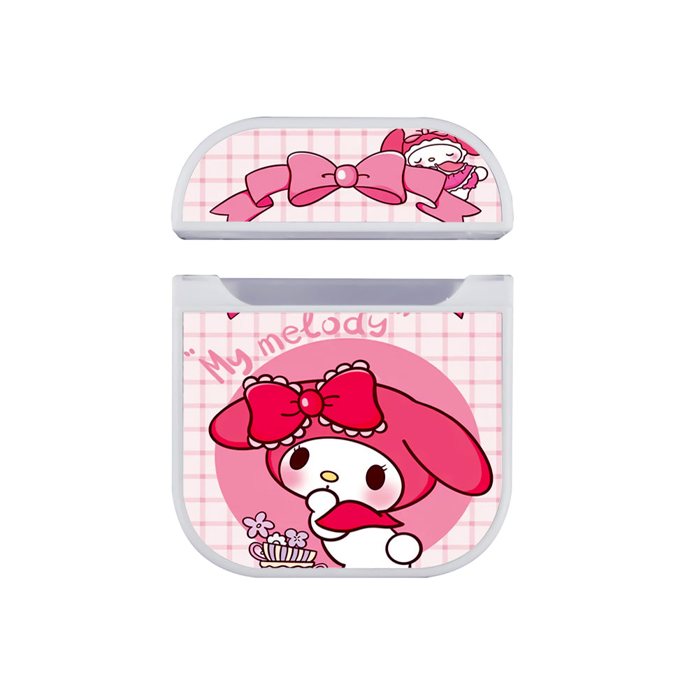 My Melody Cute Momment Hard Plastic Case Cover For Apple Airpods