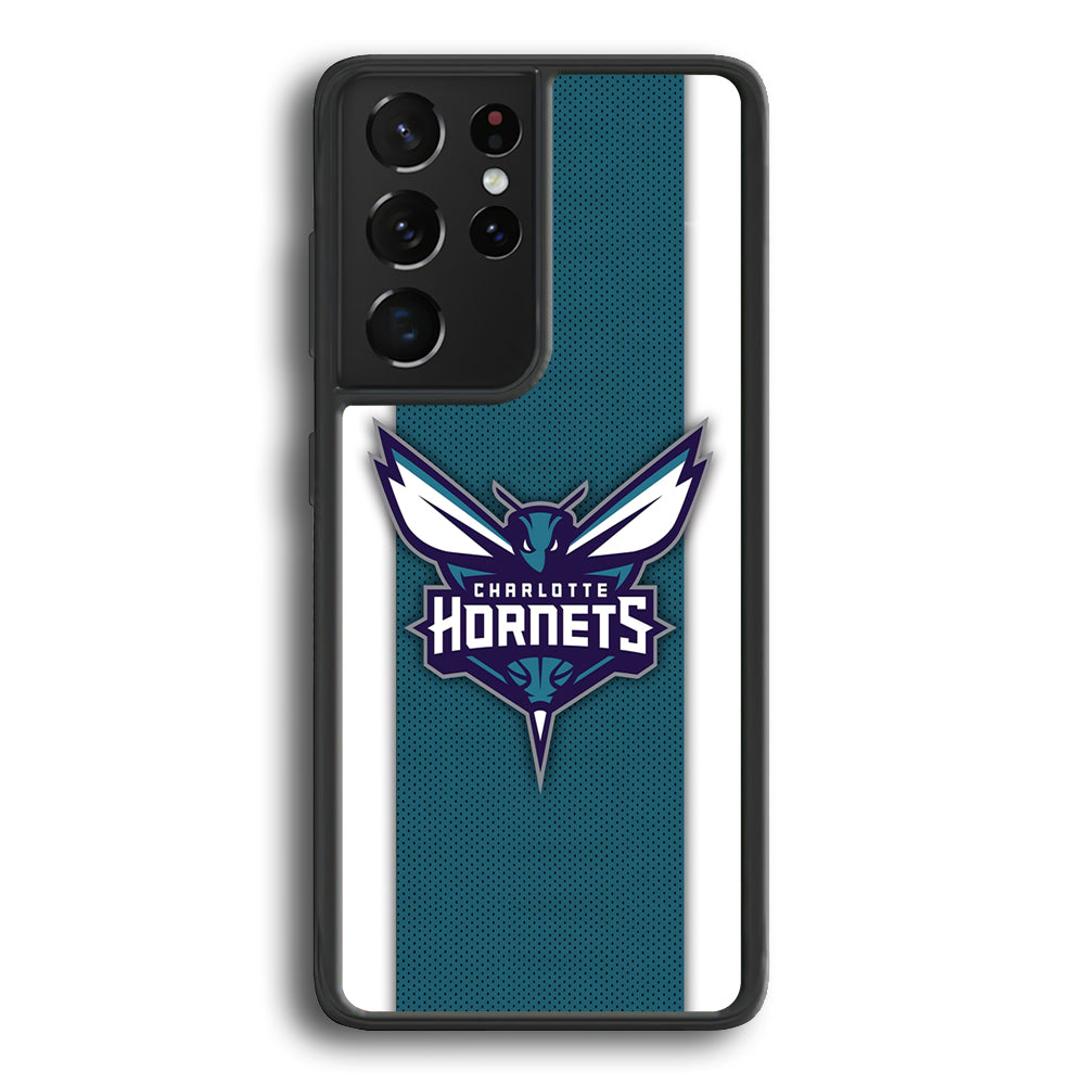 NBA Charlotte Hornets Samsung Galaxy S22 Ultra Case - Ezzystore