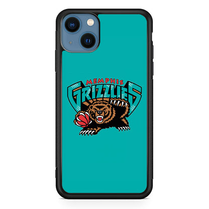NBA Memphis Grizzlies Bear Logo iPhone 15 Case