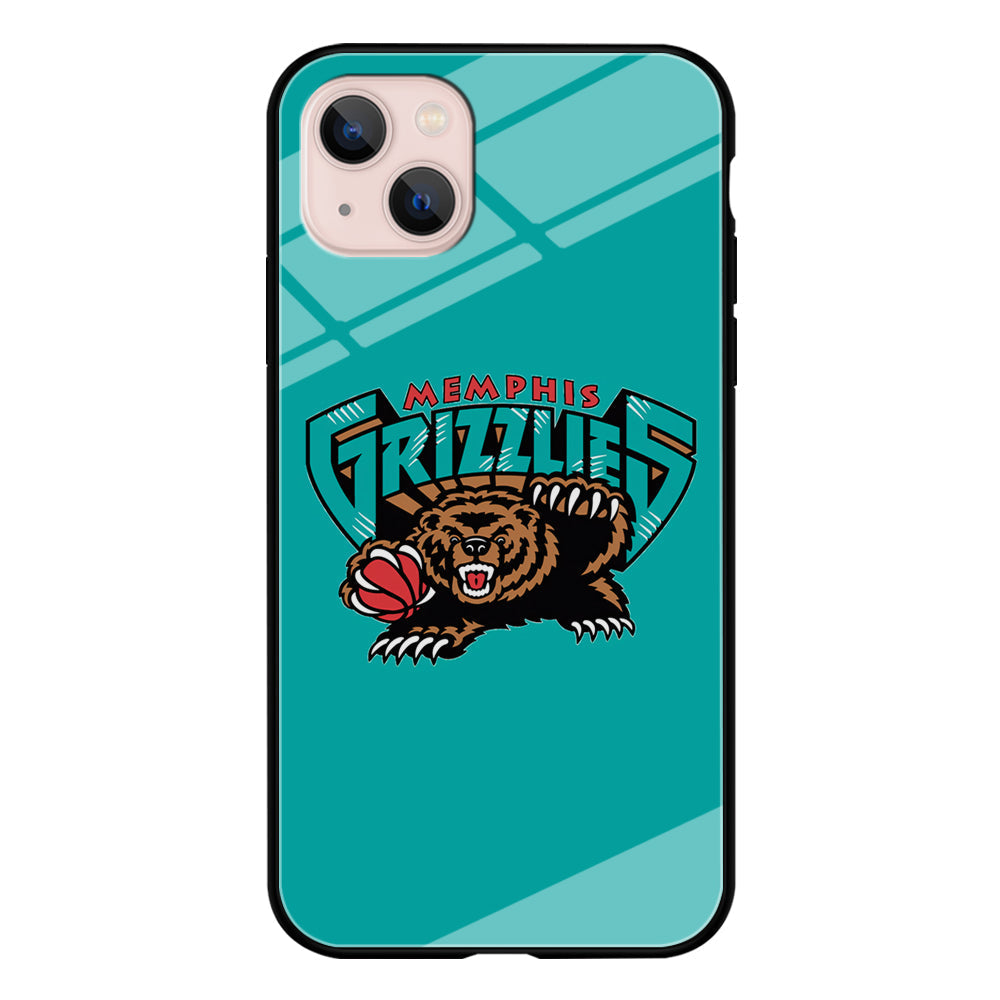 NBA Memphis Grizzlies Bear Logo iPhone 15 Plus Case