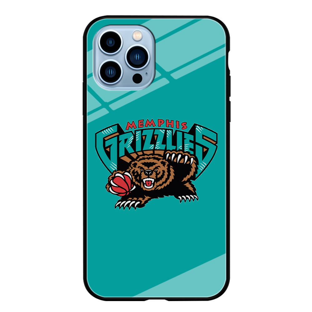 NBA Memphis Grizzlies Bear Logo iPhone 15 Pro Case