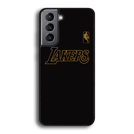 NBA Los Angeles Lakers Space Grey Nike Gold Logo Samsung Galaxy S23 Plus Case - Ezzystore