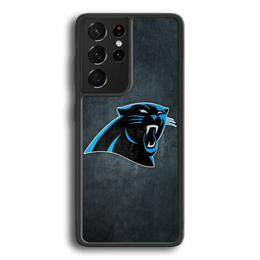 NFL Carolina Panthers Logo Samsung Galaxy S22 Ultra Case - Ezzystore