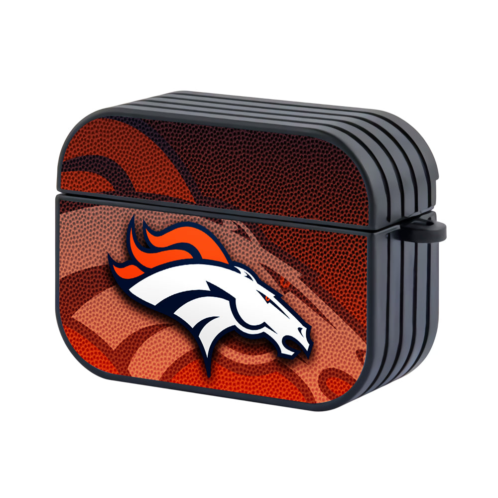 NFL Denver Broncos Team Hard Plastic Case Cover For Apple Airpods Pro