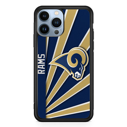 NFL Los Angeles Rams Logo iPhone 15 Pro Max Case