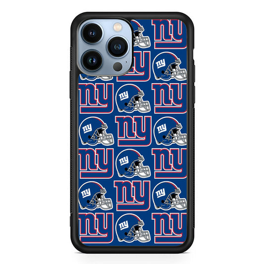 NFL New York Giant Helmet Logo iPhone 14 Pro Max Case