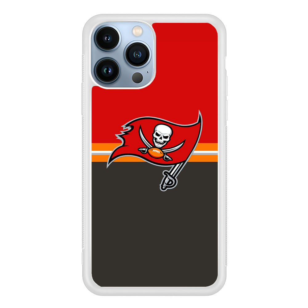 NFl Tampa Bay Buccaneers Red Grey iPhone 15 Pro Case