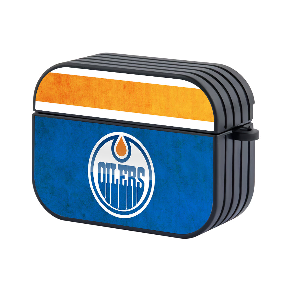 NHL Edmonton Oilers Hard Plastic Case Cover For Apple Airpods Pro