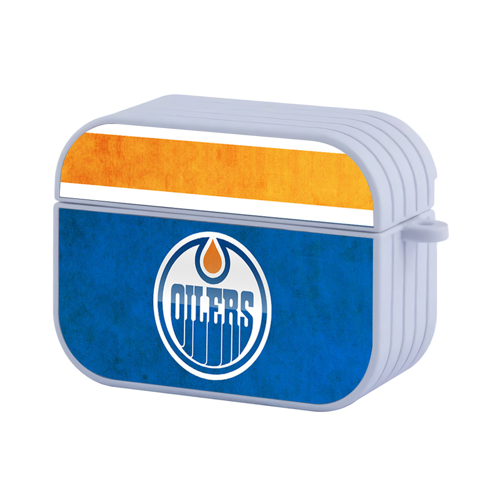 NHL Edmonton Oilers Hard Plastic Case Cover For Apple Airpods Pro