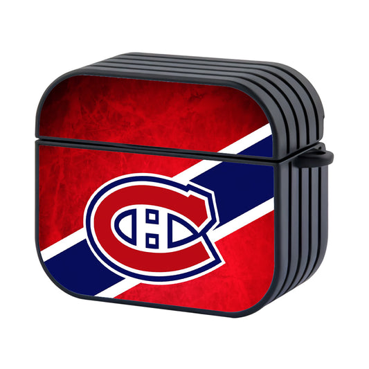 NHL Montreal Canadiens Team Hard Plastic Case Cover For Apple Airpods 4 - Ezzystore