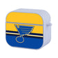 NHL St Louis Blues Team Hard Plastic Case Cover For Apple Airpods 3