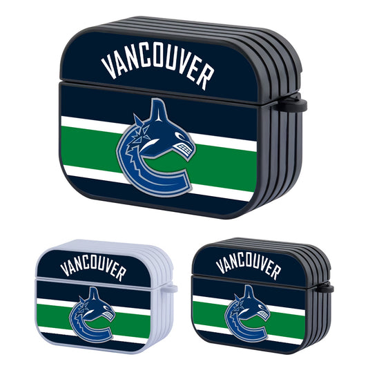 NHL Vancouver Canucks Hard Plastic Case Cover For Apple Airpods Pro