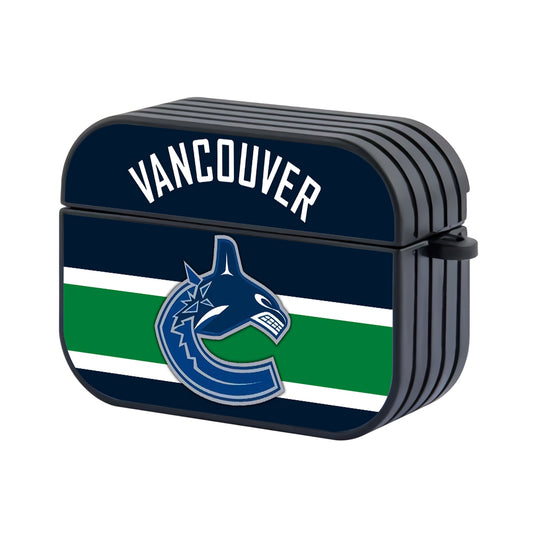 NHL Vancouver Canucks Hard Plastic Case Cover For Apple Airpods Pro - Ezzystore