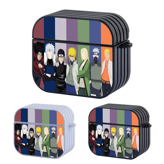 Naruto 7 Hokage Art Hard Plastic Case Cover For Apple Airpods 3