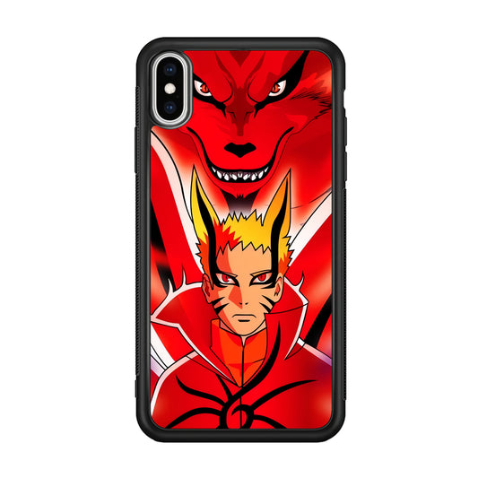 Naruto Baryon Mode x Kurama iPhone XS Case