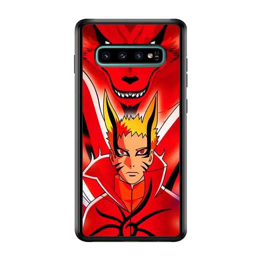 Naruto Baryon Mode x Kurama Samsung Galaxy S10 Plus Case