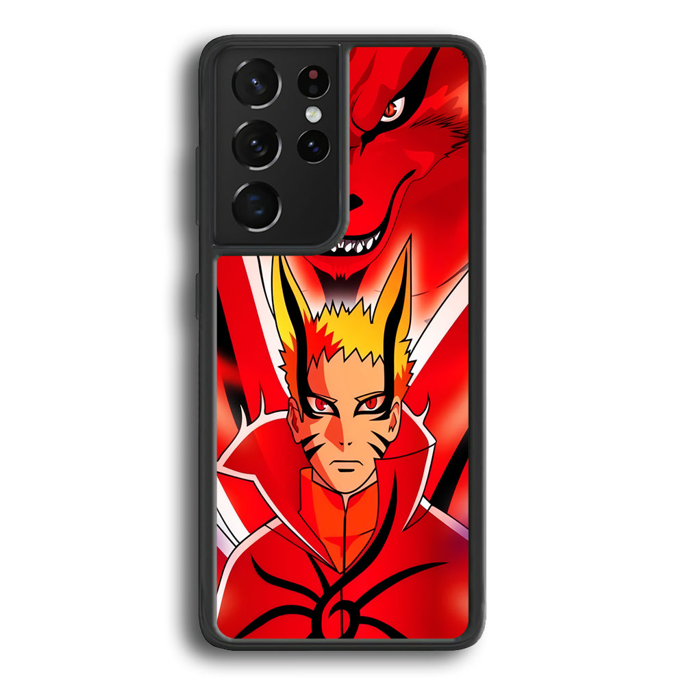 Naruto Baryon Mode x Kurama Samsung Galaxy S21 Ultra Case