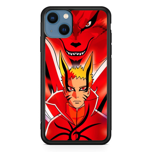 Naruto Baryon Mode x Kurama iPhone 13 Case
