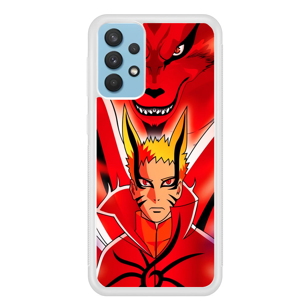 Naruto Baryon Mode x Kurama Samsung Galaxy A32 Case