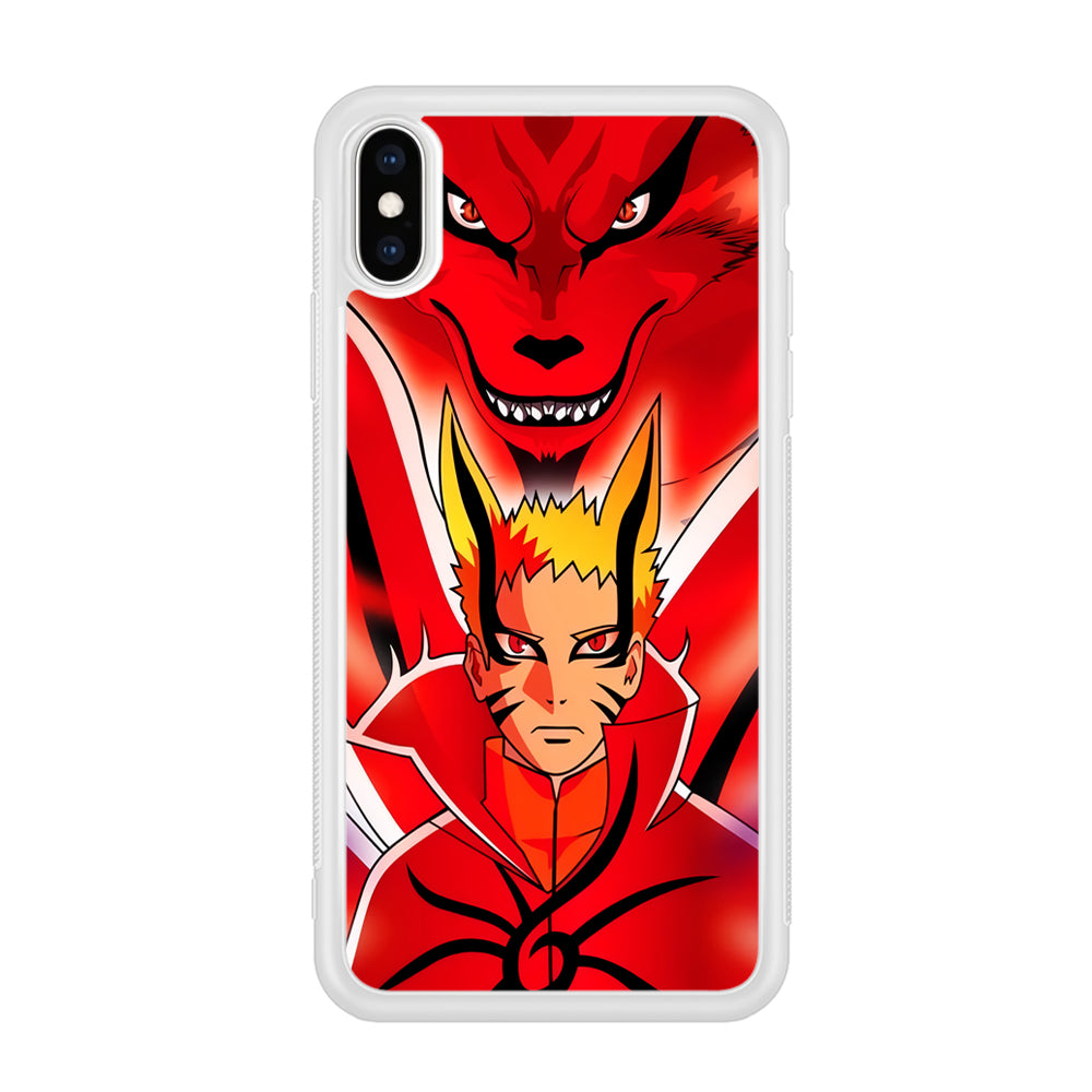 Naruto Baryon Mode x Kurama iPhone XS Case