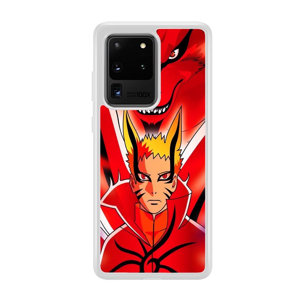 Naruto Baryon Mode x Kurama Samsung Galaxy S20 Ultra Case ezzyst