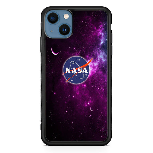 Nasa Purple Space Logo iPhone 14 Case
