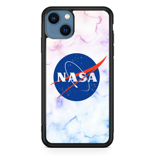 Nasa Logo Marble iPhone 15 Plus Case
