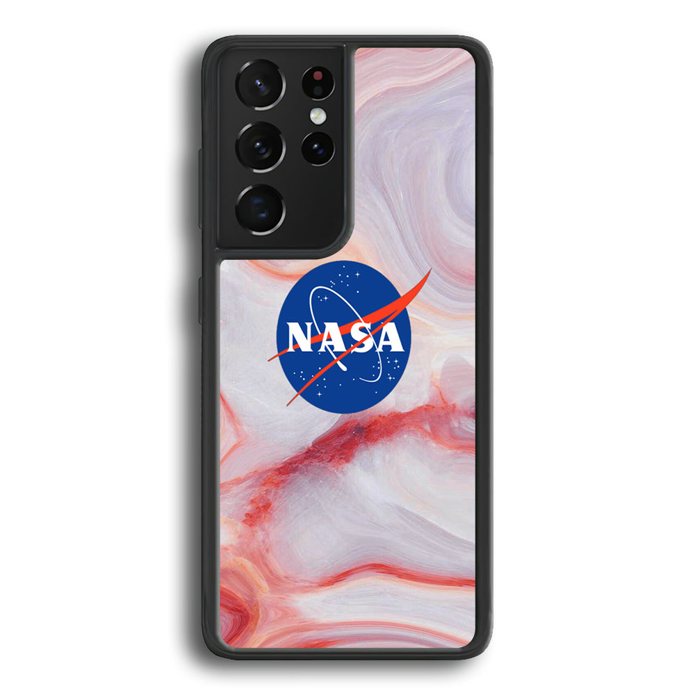Nasa Marble Wall Samsung Galaxy S23 Ultra Case - Ezzystore