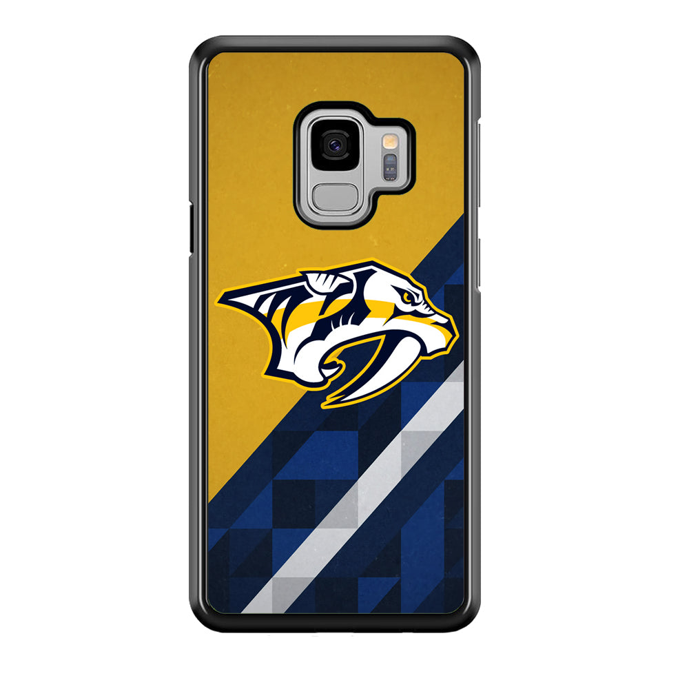 Nashville Predators Abstract Pattern Samsung Galaxy S9 Case