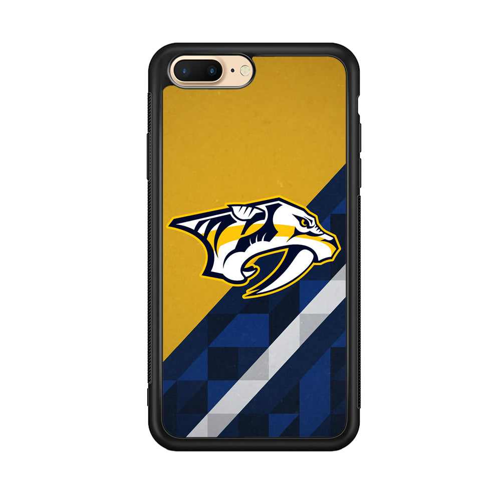 Nashville Predators Abstract Pattern iPhone 8 Plus Case