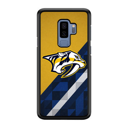 Nashville Predators Abstract Pattern Samsung Galaxy S9 Plus Case