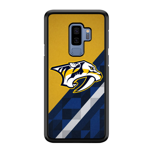 Nashville Predators Abstract Pattern Samsung Galaxy S9 Plus Case