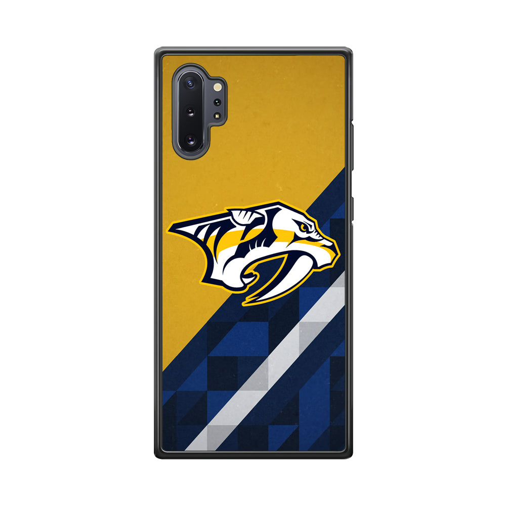 Nashville Predators Abstract Pattern Samsung Galaxy Note 10 Plus Case